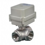 T25-S3-C 3 Way Electric SS304 Valve