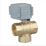 3 Way Vertical T Type ELectric Actuator Ball Valve