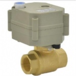 T15-B2-B 2 Way Min Motor Controlled Brass ball Valve