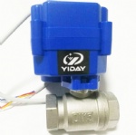 2 way CWX-15N mini electric actuator motor operated ball valve