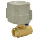 1/2' DN15 9-24V/110v-230VBrass Electric Ball Valve, Motorized ball valve, CR2-02 with indicator