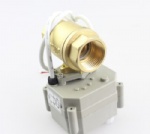 CR3-01/CR5-01 DC12V/24V 2 Way Brass Motorized Ball Valve, NPT/BSP Electrical Ball Valve 1-1/4